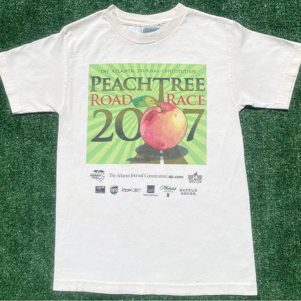 2007 Atlanta Peachtree Road Race T-Shirt Size XS